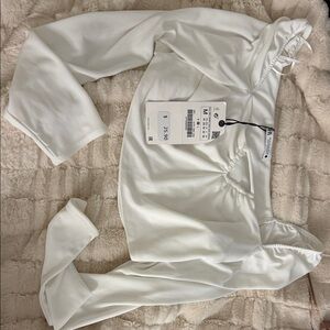 Zara White Blouse